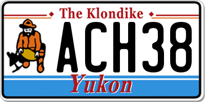 YT license plate ACH38