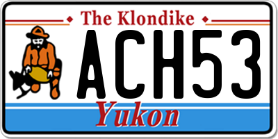 YT license plate ACH53