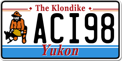 YT license plate ACI98