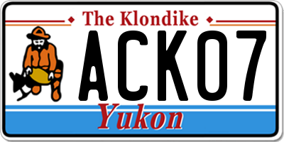 YT license plate ACK07