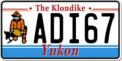 YT license plate ADI67