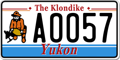 YT license plate AOO57