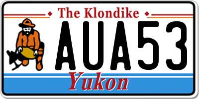 YT license plate AUA53