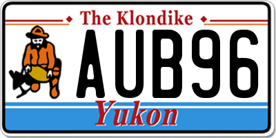 YT license plate AUB96