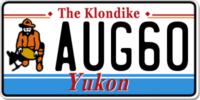 YT license plate AUG60