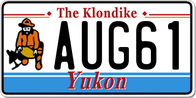 YT license plate AUG61
