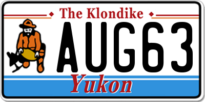 YT license plate AUG63