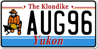 YT license plate AUG96