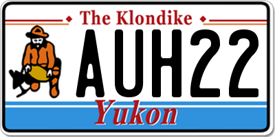 YT license plate AUH22