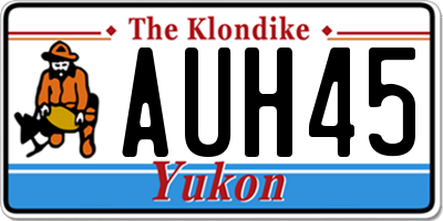 YT license plate AUH45