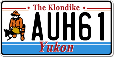 YT license plate AUH61