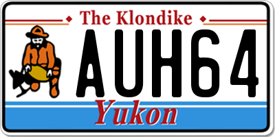 YT license plate AUH64