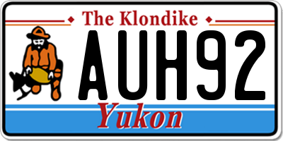 YT license plate AUH92