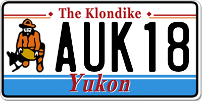YT license plate AUK18