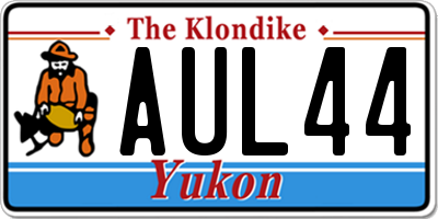 YT license plate AUL44