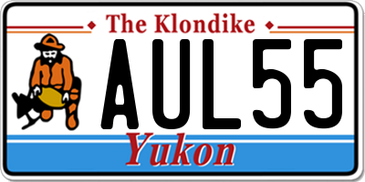 YT license plate AUL55