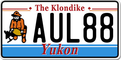 YT license plate AUL88