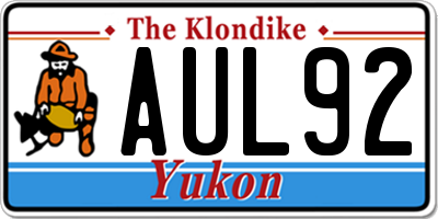 YT license plate AUL92