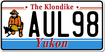 YT license plate AUL98