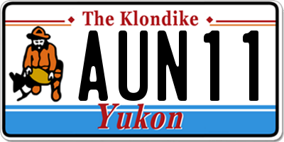 YT license plate AUN11