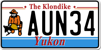 YT license plate AUN34