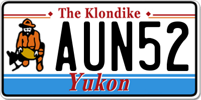 YT license plate AUN52
