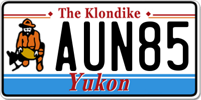 YT license plate AUN85