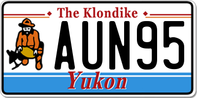 YT license plate AUN95