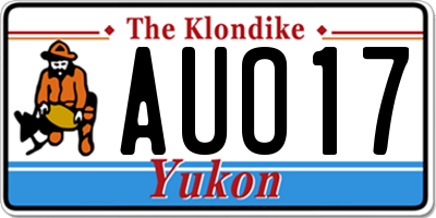 YT license plate AUO17