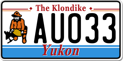YT license plate AUO33