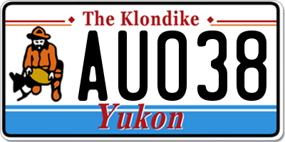 YT license plate AUO38
