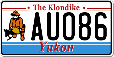 YT license plate AUO86