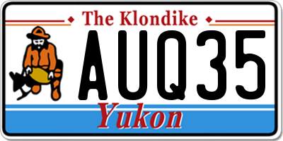 YT license plate AUQ35