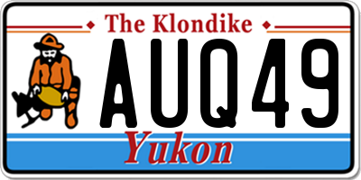 YT license plate AUQ49