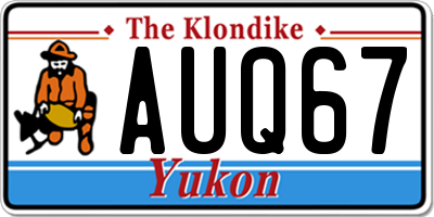 YT license plate AUQ67