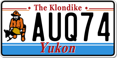YT license plate AUQ74