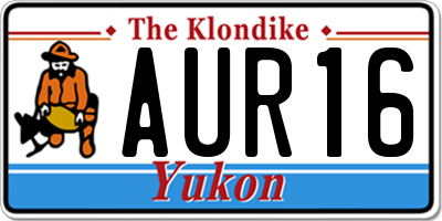 YT license plate AUR16