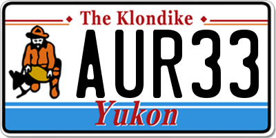 YT license plate AUR33