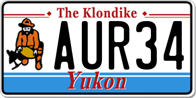 YT license plate AUR34