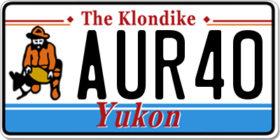 YT license plate AUR40