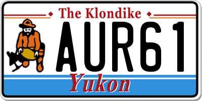 YT license plate AUR61