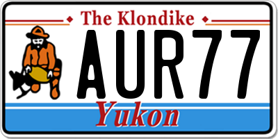 YT license plate AUR77