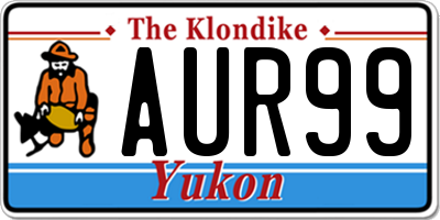 YT license plate AUR99