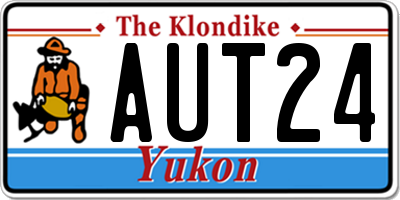 YT license plate AUT24