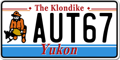 YT license plate AUT67