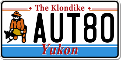 YT license plate AUT80