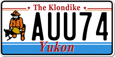 YT license plate AUU74