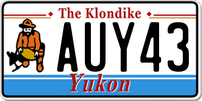 YT license plate AUY43