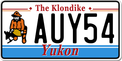 YT license plate AUY54