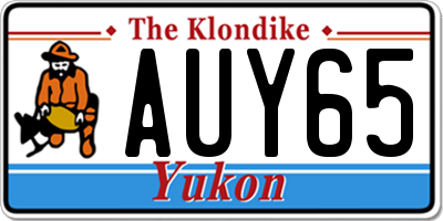 YT license plate AUY65